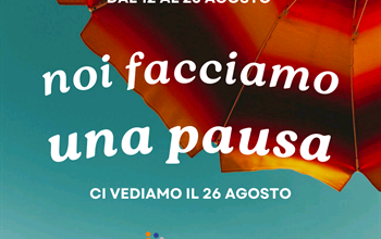 Ci fermiamo per una breve pausa!